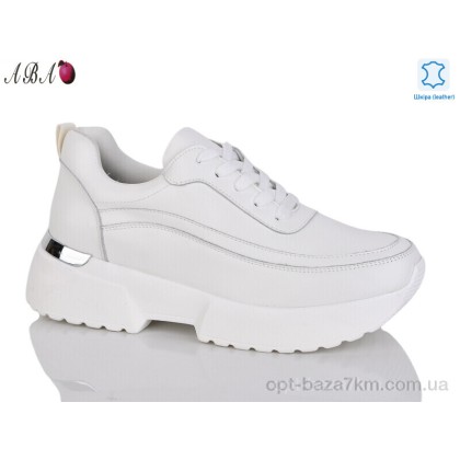 Кроссовки женские "Aba" Y772-8 white, (р.р. 37-41), Китай, от 6 шт.