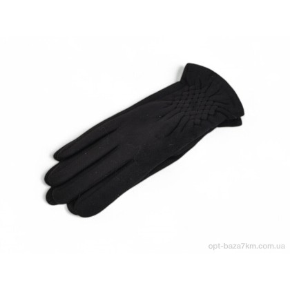 Рукавички жіночі "Королева" JP02-85 black, (р.р. 6,5-8,5), Китай, від 10 шт.