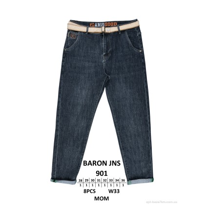 Джинсы мужские "Baron" 901, (р.р. 28-36), Китай, от 8 шт. Джинсы мужские "Baron" 901, (р.р. 28-36), Китай, от 8 шт.