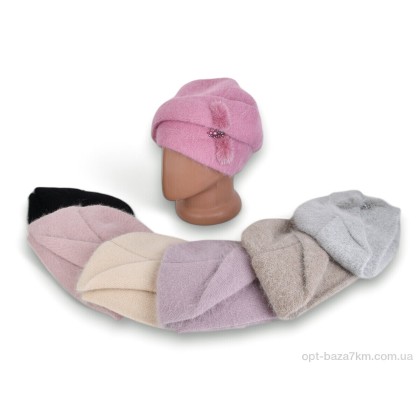 Шапка жіноча "Королева" J03 mix, (р.р. One size), Китай, від 3 шт. Шапка жіноча "Королева" J03 mix, (р.р. One size), Китай, від 3 шт.
