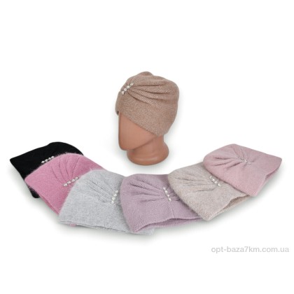 Шапка жіноча "Королева" J04 mix, (р.р. One size), Китай, від 3 шт. Шапка жіноча "Королева" J04 mix, (р.р. One size), Китай, від 3 шт.