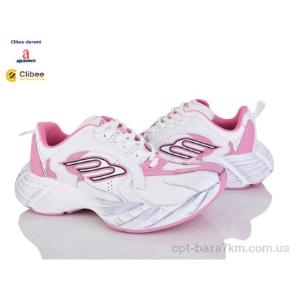 Кроссовки женские "Clibee-Doremi" DC25999 pink, (р.р. 36-40), Китай, от 5 шт.