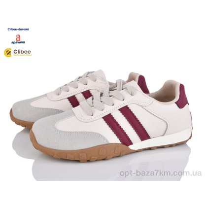 Кроссовки женские "Clibee-Doremi" DB3500-1 beige-red, (р.р. 35-40), Китай, от 8 шт. Кроссовки женские "Clibee-Doremi" DB3500-1 beige-red, (р.р. 35-40), Китай, от 8 шт.