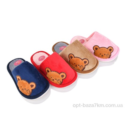 Тапки детские "BABYSHOP" A8156 mix, (р.р. 24-29), Китай, от 12 шт.