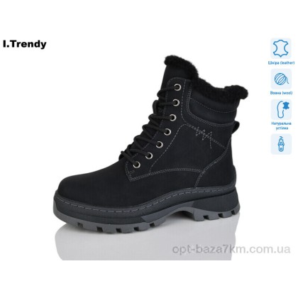 Ботинки женские "Trendy" DH3333-1, (р.р. 36-41), Китай, от 6 шт. Ботинки женские "Trendy" DH3333-1, (р.р. 36-41), Китай, от 6 шт.