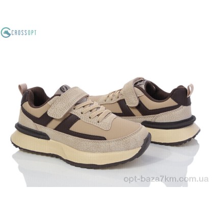 Дитячі кросівки "CROSSOPT" EC300 khaki-brown, (р.р. 32-37), Китай, від 6 шт.