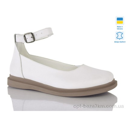 Туфли женские "Sali" 24 білий к., (р.р. 37-41), Украина, от 6 шт.