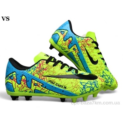 Футбольная обувь детская "VS" Walked 037 crampon green, (р.р. 31-35), Турция, от 8 шт. Футбольная обувь детская "VS" Walked 037 crampon green, (р.р. 31-35), Турция, от 8 шт.
