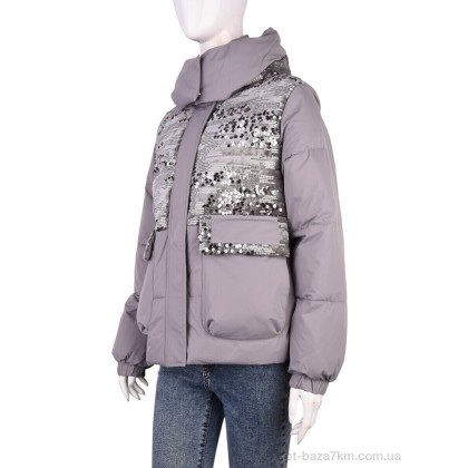 Куртка жіноча "Obuvok" B026 (11960) grey, (р.р. M-2XL), Китай, від 4 шт. Куртка жіноча "Obuvok" B026 (11960) grey, (р.р. M-2XL), Китай, від 4 шт.