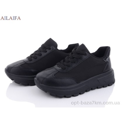 Кроссовки женские "Ailaifa" 2382 all black піна, (р.р. 36-41), Китай, от 6 шт. Кроссовки женские "Ailaifa" 2382 all black піна, (р.р. 36-41), Китай, от 6 шт.