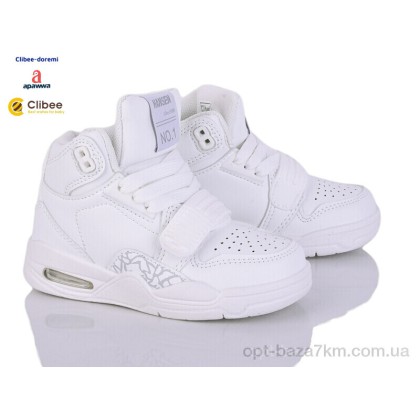 Кроссовки детские "Clibee-Doremi" LC802-1 white, (р.р. 26-31), Китай, от 6 шт. Кроссовки детские "Clibee-Doremi" LC802-1 white, (р.р. 26-31), Китай, от 6 шт.