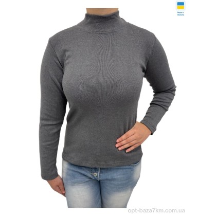 Гольфи жіночі "Riza" Гольф жіночий т.сірий, (р.р. S-3XL), Україна, від 6 шт.