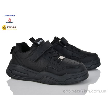 Кроссовки детские "Clibee-Doremi" T1211P black, (р.р. 31-36), Китай, от 6 шт. Кроссовки детские "Clibee-Doremi" T1211P black, (р.р. 31-36), Китай, от 6 шт.