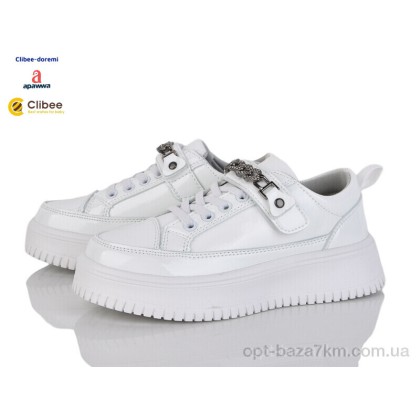 Кроссовки детские "Clibee-Doremi" T1230R white, (р.р. 31-36), Китай, от 8 шт. Кроссовки детские "Clibee-Doremi" T1230R white, (р.р. 31-36), Китай, от 8 шт.