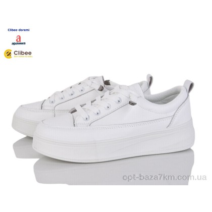 Кроссовки женские "Clibee-Doremi" V2500R white, (р.р. 36-41), Китай, от 8 шт. Кроссовки женские "Clibee-Doremi" V2500R white, (р.р. 36-41), Китай, от 8 шт.