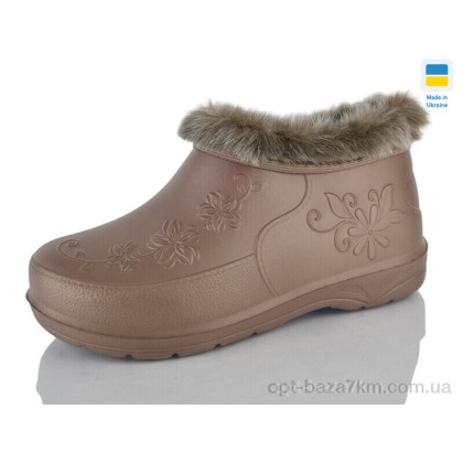 Калоші жіночі "Lot Shoes" Квіткв коричневий, (р.р. 37-41), Україна, від 8 шт.