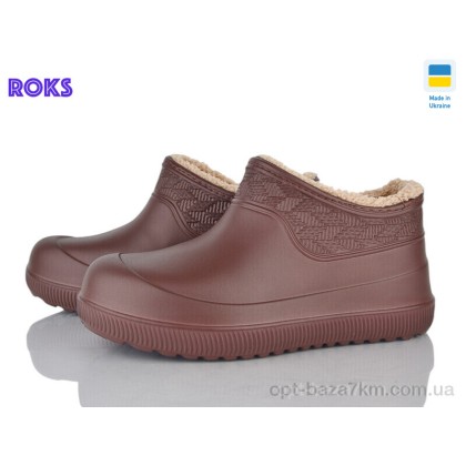 Галоши женские "Roks" 970 шоколад, (р.р. 37-41), Украина, от 8 шт.