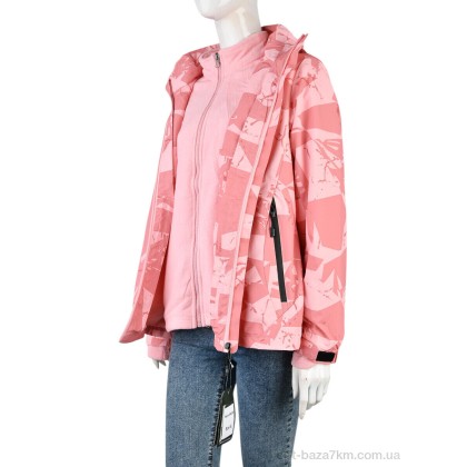 Куртка жіноча "Мир" 4195-W6200-3 pink, (р.р. L-3XL), Китай, від 4 шт. Куртка жіноча "Мир" 4195-W6200-3 pink, (р.р. L-3XL), Китай, від 4 шт.