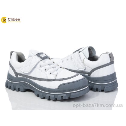 Кроссовки детские "Clibee" LC101 white-grey, (р.р. 32-37), Китай, от 6 шт. Кроссовки детские "Clibee" LC101 white-grey, (р.р. 32-37), Китай, от 6 шт.