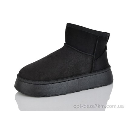 Угги женские "YiYi" D61 black, (р.р. 36-41), Китай, от 8 шт.