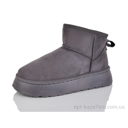 Угги женские "YiYi" D61 grey, (р.р. 36-41), Китай, от 8 шт.