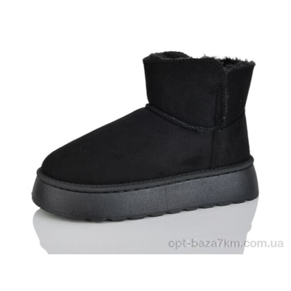 Угги женские "YiYi" D66 black, (р.р. 36-41), Китай, от 8 шт.