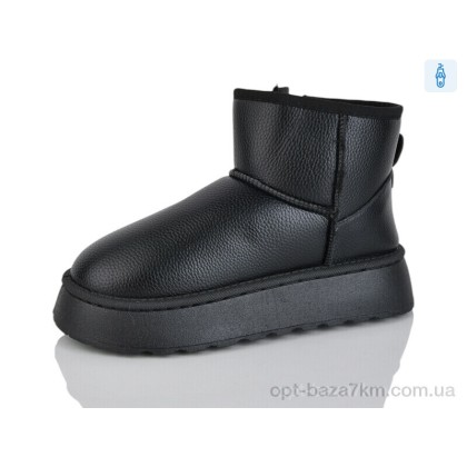Угги женские "YiYi" D68 black, (р.р. 36-41), Китай, от 8 шт.