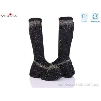 Сапоги женские "Veagia-ADA" 2366 black-wh, (р.р. 36-40), Китай, от 6 шт. Сапоги женские "Veagia-ADA" 2366 black-wh, (р.р. 36-40), Китай, от 6 шт.