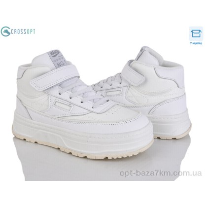 Кроссовки детские "CROSSOPT" LC818 white, (р.р. 33-38), Китай, от 6 шт. Кроссовки детские "CROSSOPT" LC818 white, (р.р. 33-38), Китай, от 6 шт.