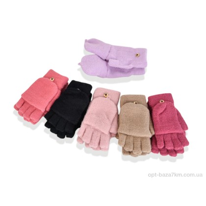 Рукавички жіночі "Королева" K1 mix, (р.р. One size), Китай, від 12 шт.