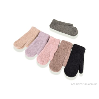 Рукавички жіночі "CAP" D04 (норка) mix, (р.р. One size), Китай, від 12 шт. Рукавички жіночі "CAP" D04 (норка) mix, (р.р. One size), Китай, від 12 шт.