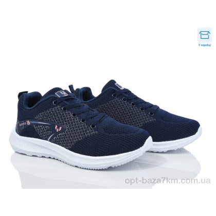 Кроссовки женские "Синдикат взуття" M004 navy, (р.р. 37-41), Китай, от 8 шт.