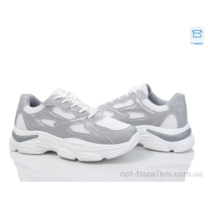 Кроссовки женские "Синдикат взуття" M3 white-grey, (р.р. 37-41), Китай, от 8 шт.