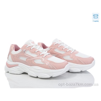 Кроссовки женские "Синдикат взуття" M3 white-pink, (р.р. 37-41), Китай, от 8 шт.