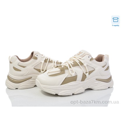 Кроссовки женские "Синдикат взуття" M1 beige-khaki, (р.р. 37-41), Китай, от 8 шт.