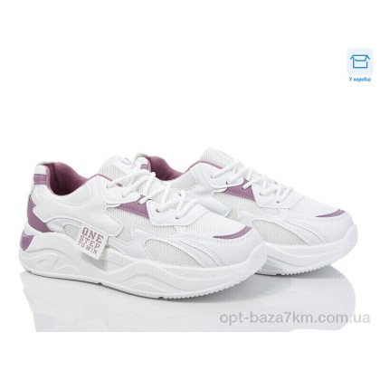 Кроссовки женские "Синдикат взуття" M2 white-purple, (р.р. 37-41), Китай, от 8 шт.