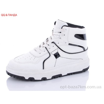 Кроссовки женские "QQ&Панда" BK72 white-black, (р.р. 36-41), Китай, от 8 шт. Кроссовки женские "QQ&Панда" BK72 white-black, (р.р. 36-41), Китай, от 8 шт.