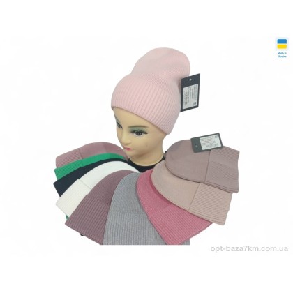 Шапка жіноча "Mabi" 0391 mix, (р.р. One size), Україна, від 5 шт.