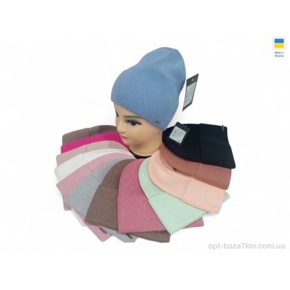 Шапка жіноча "Mabi" 0393 mix, (р.р. One size), Україна, від 5 шт.
