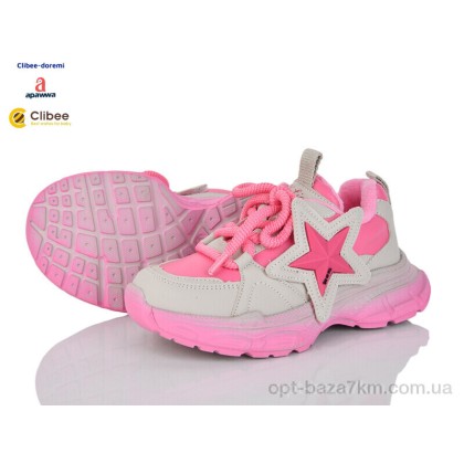 Кроссовки детские "Clibee-Doremi" AB610-1 фліс grey-pink, (р.р. 31-37), Китай, от 7 шт. Кроссовки детские "Clibee-Doremi" AB610-1 фліс grey-pink, (р.р. 31-37), Китай, от 7 шт.