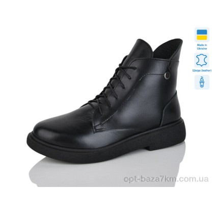 Ботинки женские "Sali" 25 чорний к. хутро, (р.р. 37-41), Украина, от 6 шт.