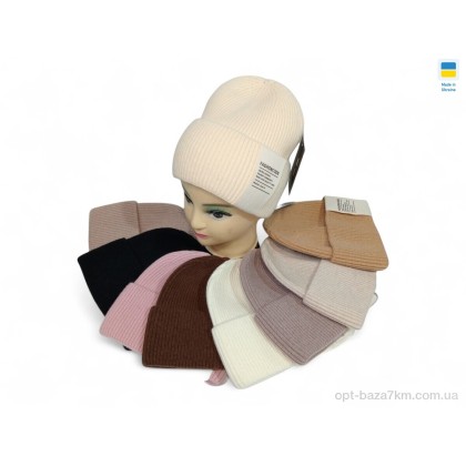 Шапка жіноча "Mabi" 428 mix, (р.р. One size), Україна, від 5 шт.