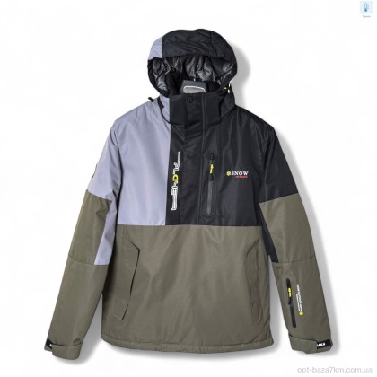 Куртка чоловіча "Audsa" S24039-10 khaki-grey-black, (р.р. M-3XL), Китай, від 5 шт.