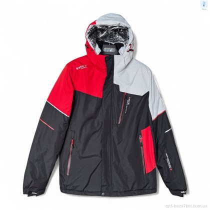 Куртка чоловіча "Audsa" S22068-61 grey-red, (р.р. M-3XL), Китай, від 5 шт.