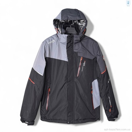 Куртка чоловіча "Audsa" S22068-68 black-grey, (р.р. M-3XL), Китай, від 5 шт.