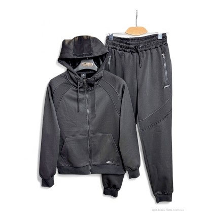 Спортивный костюм мужской "Audsa" AW24 black, (р.р. S-2XL), Китай, от 5 шт. Спортивный костюм мужской "Audsa" AW24 black, (р.р. S-2XL), Китай, от 5 шт.