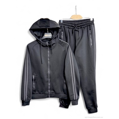 Спортивный костюм мужской "Audsa" AW30-1 black, (р.р. 2XL-6XL), Китай, от 5 шт. Спортивный костюм мужской "Audsa" AW30-1 black, (р.р. 2XL-6XL), Китай, от 5 шт.