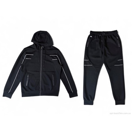 Спортивный костюм мужской "Audsa" A142-1 black, (р.р. 2XL-6XL), Китай, от 5 шт. Спортивный костюм мужской "Audsa" A142-1 black, (р.р. 2XL-6XL), Китай, от 5 шт.