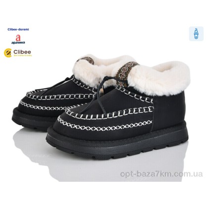 Ботинки детские "Clibee-Doremi" E2 black, (р.р. 33-38), Китай, от 8 шт. Ботинки детские "Clibee-Doremi" E2 black, (р.р. 33-38), Китай, от 8 шт.