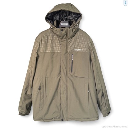 Куртка чоловіча "Audsa" VA25069-10 khaki, (р.р. 2XL-6XL), Китай, від 5 шт.